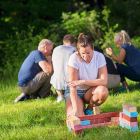 Corporate team taking part in the Go Team challenge
