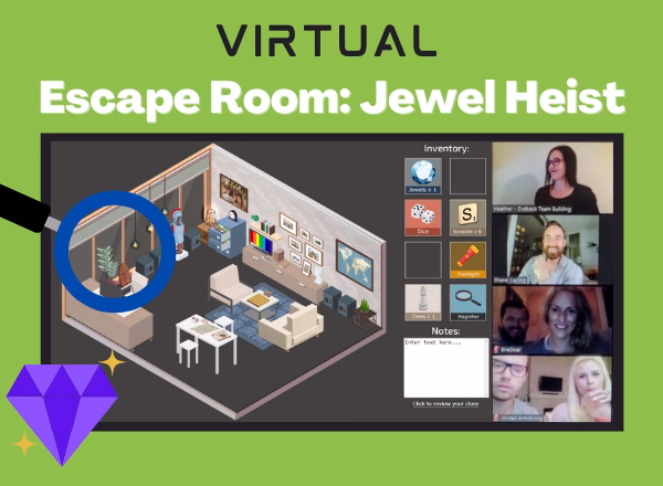 VirtualTeambuilding Virtual Escape Room Jewel Heist