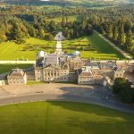 Aerial view Powerscourt Estate corporate event venue