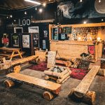 Event Square axe throwing activity