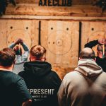 Event Square axe throwing activity