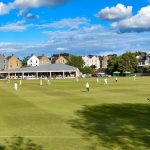 Merrion Cricket Club grounds and pavilion in Ballsbridge Dublin