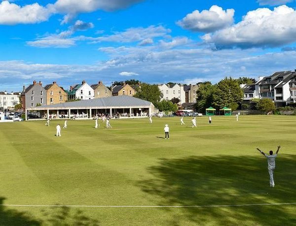 Merrion Cricket Club grounds and pavilion in Ballsbridge Dublin