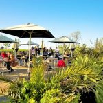 Outdoor BBQ area at Roganstown Hotel for corporate events