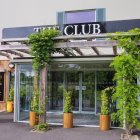 voco The Club entrance and reception signage