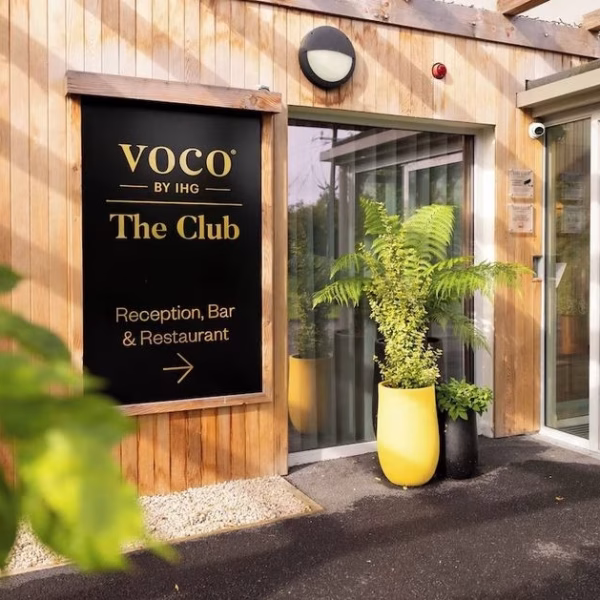 voco The Club hotel entrance in Kill, County Kildare