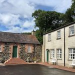 Self-catering cottage courtyard at Ballyscullion Park