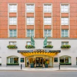 Exterior of Brooks Hotel on Drury Street in Dublin