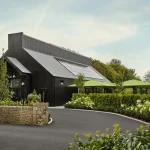 Exterior of The Granary event venue at Cabra Castle