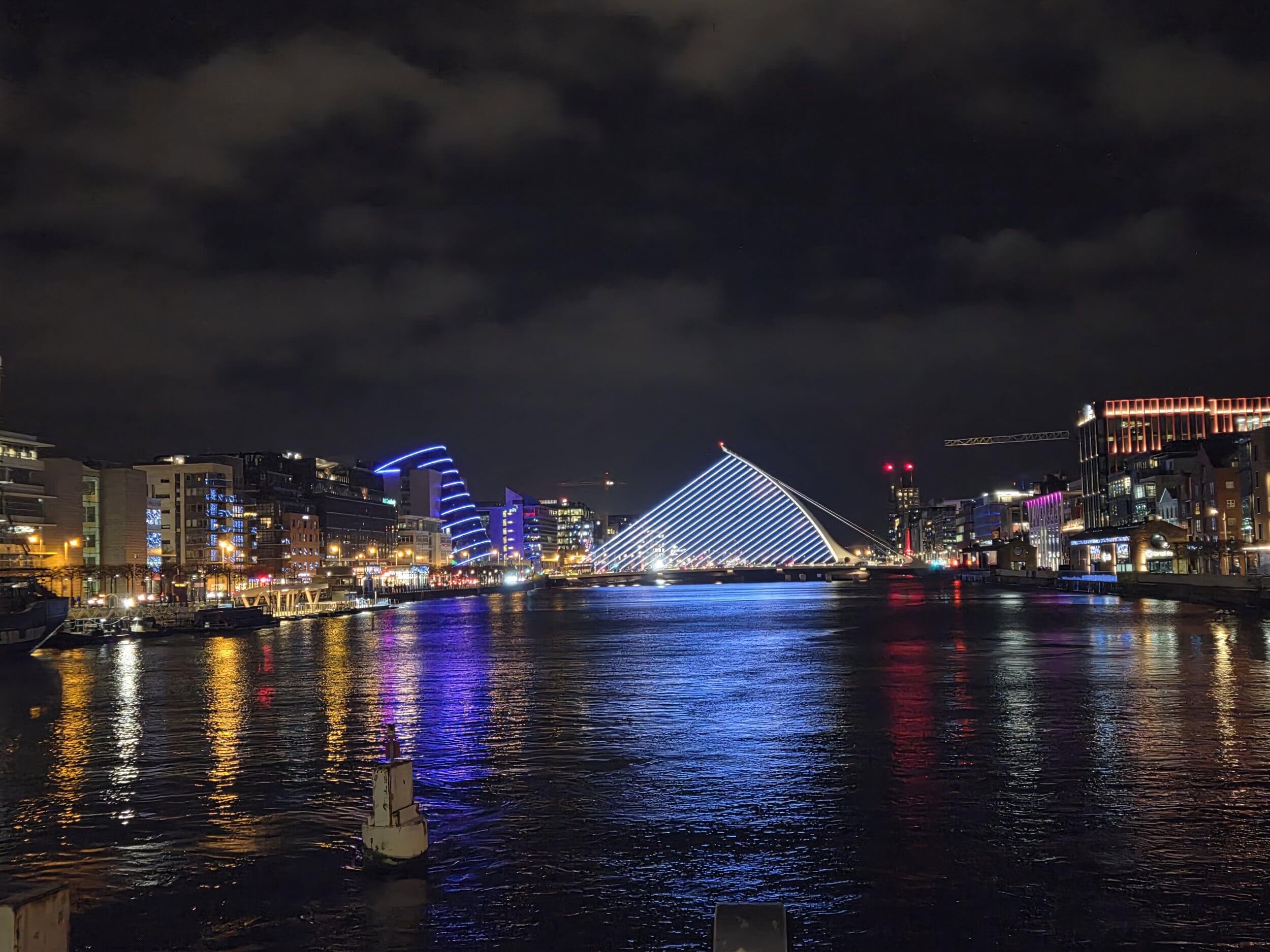 Samuel Beckett Bridge and the Dublin Docklands