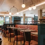 Brasserie dining area at The Malone Hotel in Belfast