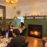 Drawing room dining at The Millhouse