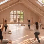 Upstairs studio used for a wellbeing workshop at The Millhouse
